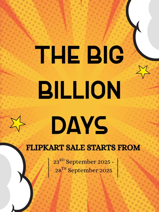 The Big Billion Days: Flipkart Sale