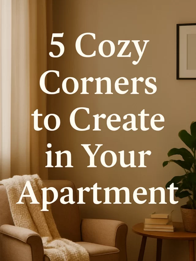 5 Cozy Corners To Create In Your Apartment