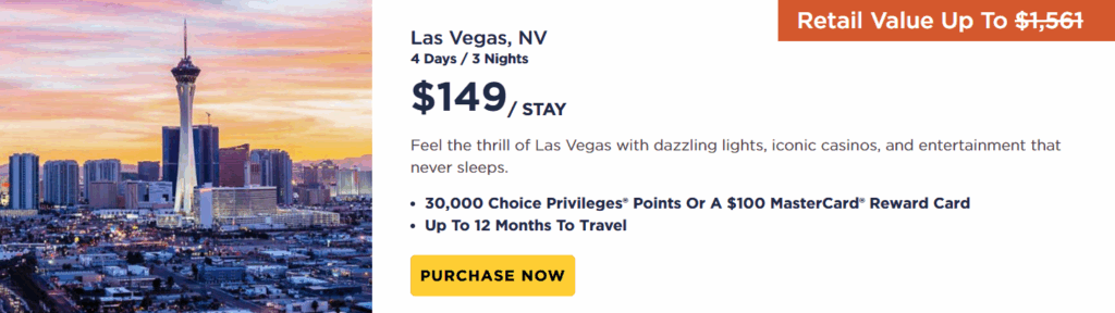 Las Vegas, NV- (4 Days/3 Nights) With Bluegreen Vacation Membership.