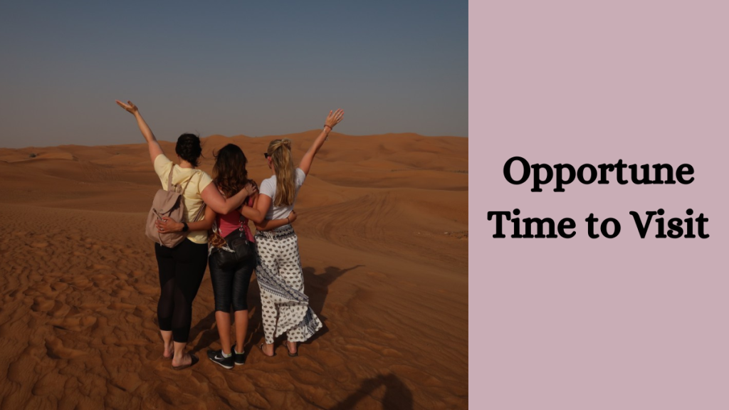 Opportune Time to Visit- Dubai Desert Safari