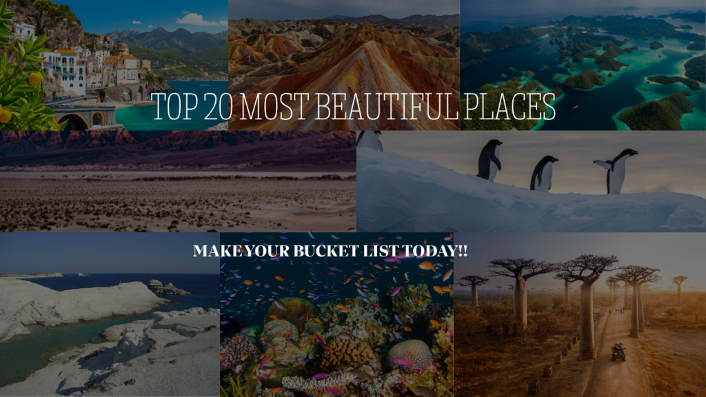Top 20 Most Beautiful Places You Need To Visit In 2026