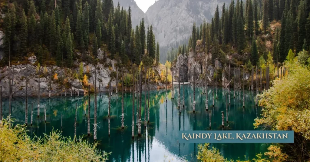Kaindy Lake, Kazakhstan