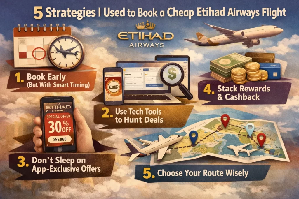 5 strategies that I followed while booking a cheap Etihad Airways flight