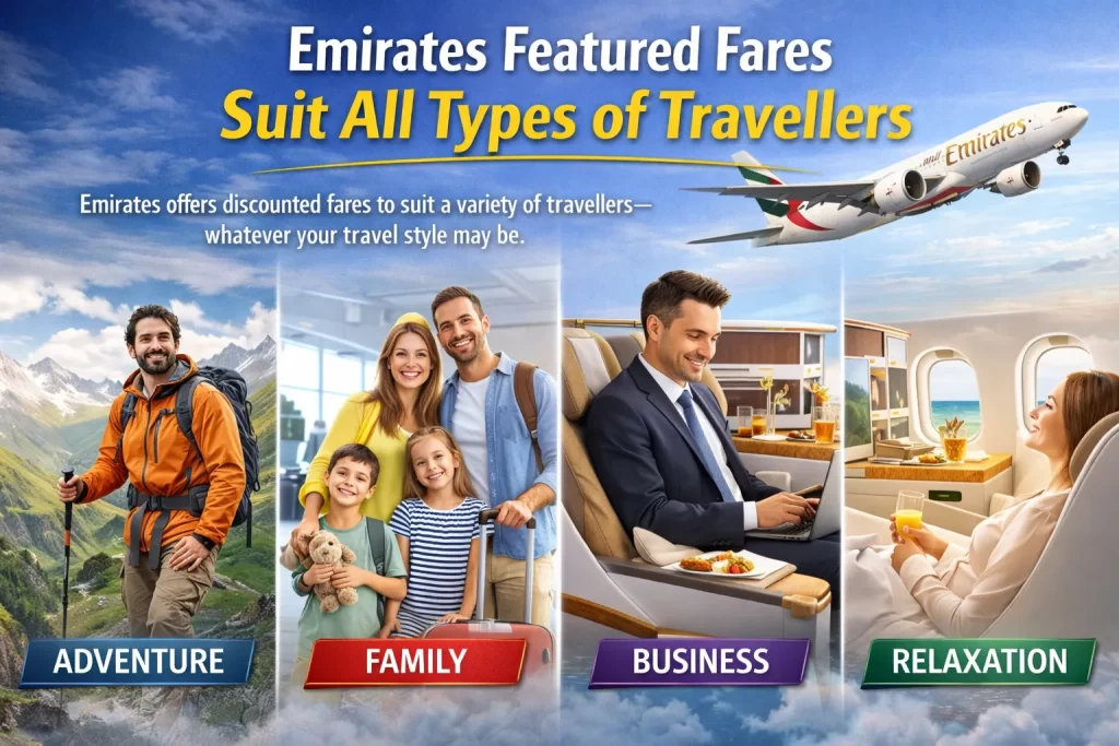 Emirates fares for every traveler