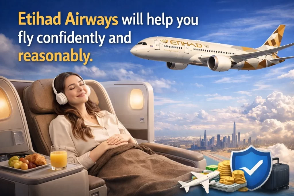 Etihad Airways will help you fly confidently and reasonably