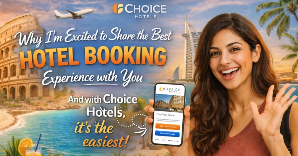Excited to book with Choice Hotels