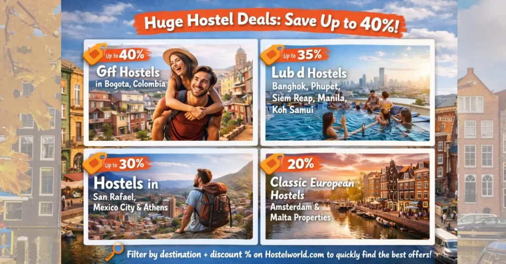 Hostelworld Travel Deals 2026