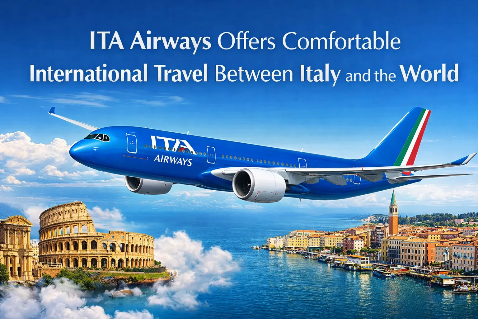 ITA Airways Offers Comfortable International Travel Between Italy and the World